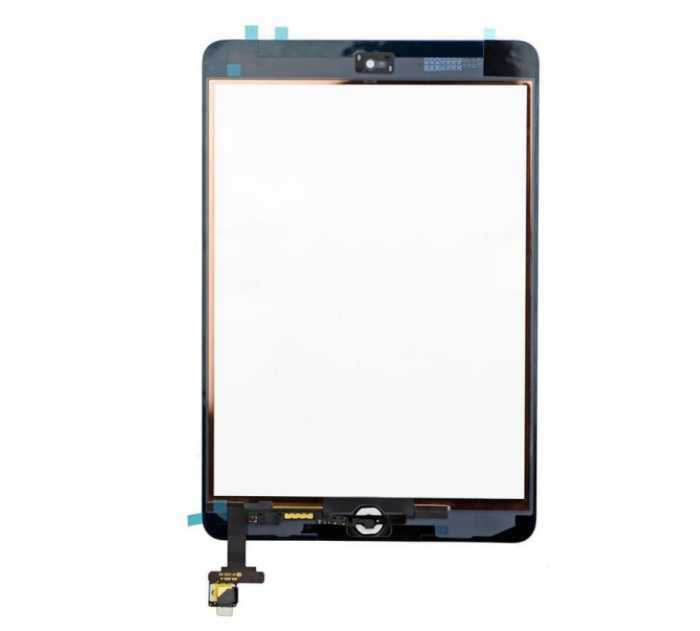 Sticla tactila (touchscreen) cu buton meniu iPad mini 2 A1489 A1490 A1491, Alb [2]