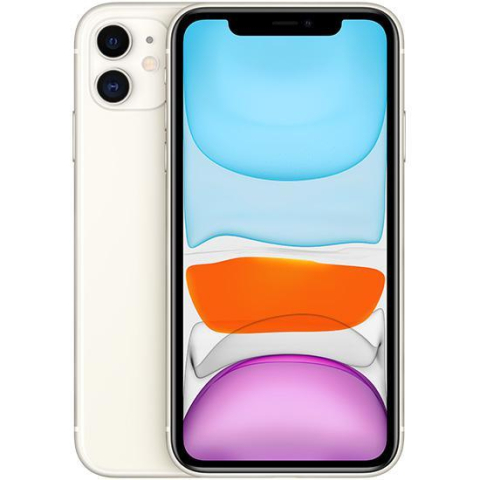 iPhone - Apple iPhone 11, 64GB, White, Foarte bun