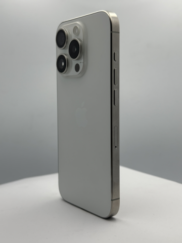 Apple iPhone 15 Pro, 128GB, White Titanium, Foarte bun [2]