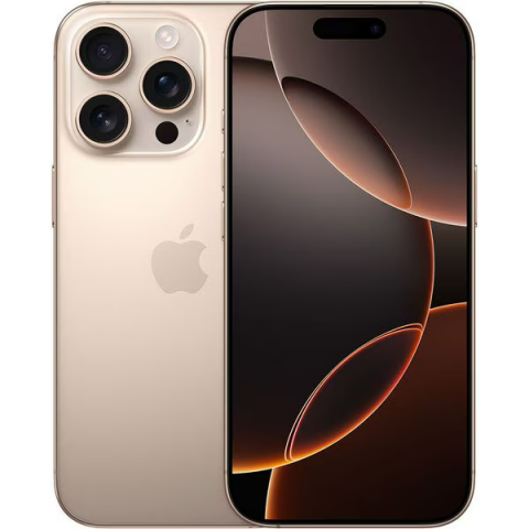 iPhone - Apple iPhone 16 Pro, 128GB, Desert Titanium, NOU fara cutie