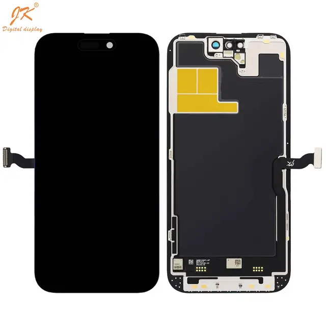 Componente - Display cu touchscreen și ramă iPhone 14 Pro Aftermarket Soft OLED