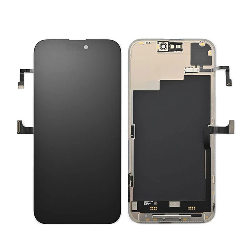 Componente - Display cu touchscreen și ramă iPhone 15 Pro , Aftermarket In-Cell LTPS FHD 1080p