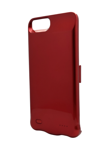 Husa cu baterie iPhone 6 Plus, 6s Plus, 7 Plus , 8 Plus 10 000 mAh Rosu lucios [0]