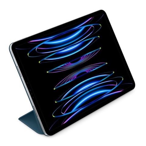 Accesorii iPad - Husa de protectie Apple Smart Folio pentru Pro 11" 1rd Gen/2rd Gen/3rd Gen/4th Gen, iPad Air 4th Gen/5th Gen Marina Blue
