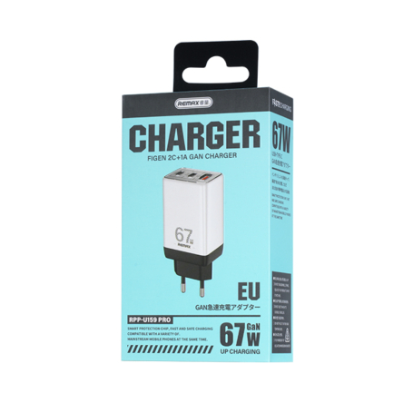 Incarcator Figen 67W 2x Type-C + USB RP-U159PRO - Alb [2]