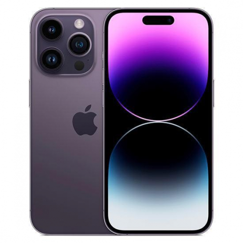 Dispozitive - Apple iPhone 14 Pro Max, 128GB, Deep Purple, Utilizat: B ( E-SIM)