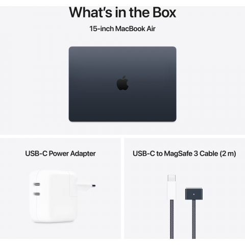 MacBook Air 15 M4, 256 GB, Midnight, 16GB Ram [2]