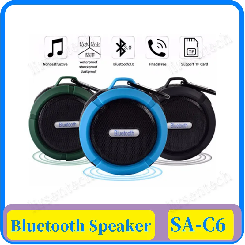 Mini boxa bluetooth portabila cu ventuza C6, Negru [2]