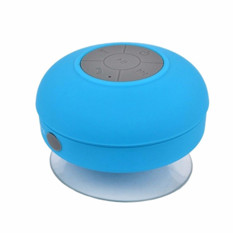 Căști și boxe portabile - Mini boxa portabila cu ventuza, Albastru