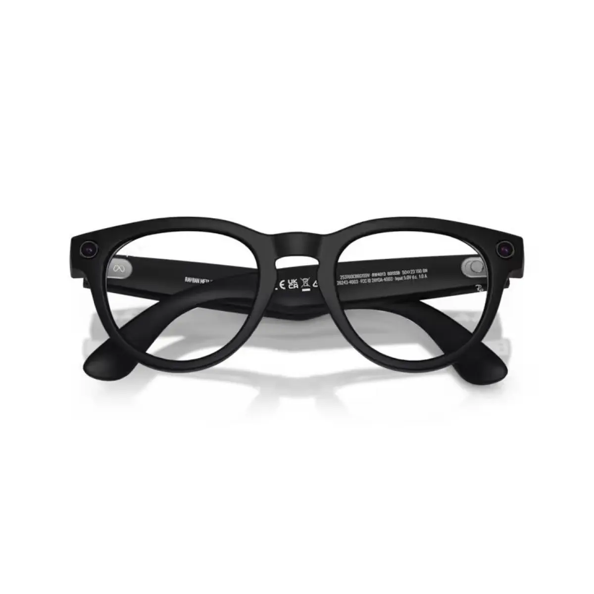 Ochelari Smart Ray-ban META Headliner Matte Gen 2 RW4013, High Bridge Fit, Wi-Fi 6, Bluetooth, Aparat foto cu filmare, Asistent vocal, 32GB Flash, Meta AI integrat, Lentile Transparente cu protectie l [5]