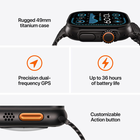 Apple Watch Ultra 2 49mm Black Titanium [2]