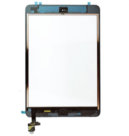 Sticla tactila (touchscreen) cu buton meniu iPad mini 2 A1489 A1490 A1491, Negru [1]