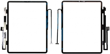 Componente - Sticla tactila (touchscreen) iPad Pro 12.9" Gen. 3 si 4, A1876 A2014 A1895 A1983 A2069 A2232 A2233 A2229, Negru
