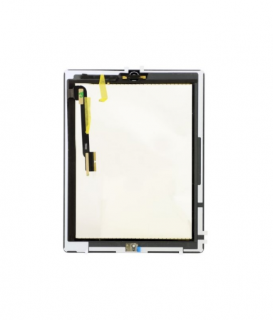 Sticla tactila (touchscreen) si buton meniu iPad 3 si iPad 4 A1430 A1416 A1458 A1459, Alb [1]
