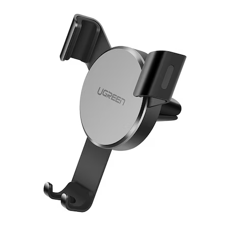 Suporți și diverse - Suport auto UGREEN LP130 Gravitational Air Vent Mount, rotire 360 grade, Negru