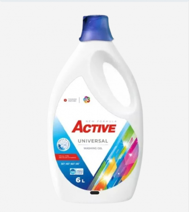 Active Detergent Lichid Universal 120 de Spălări 6000 Ml [1]