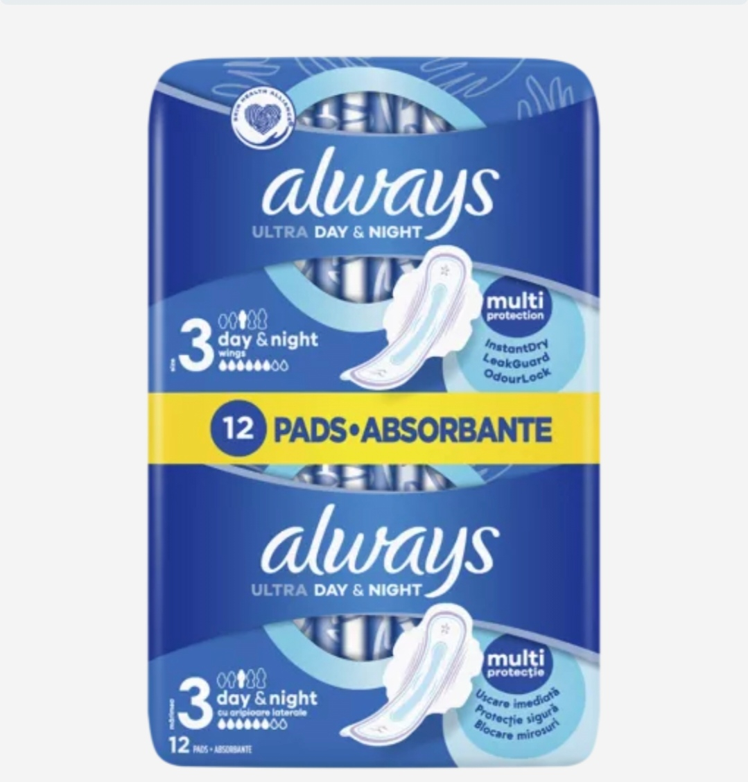ALWAYS ABSORBANTE ULTRA DAY-NIGHT 12BUC [1]
