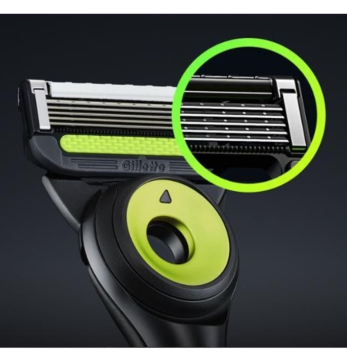 Aparat De Ras Gillette Labs, Cu Element De Curatare, Husa De Calatorie, 5 Lame, Suport Magnetic [2]