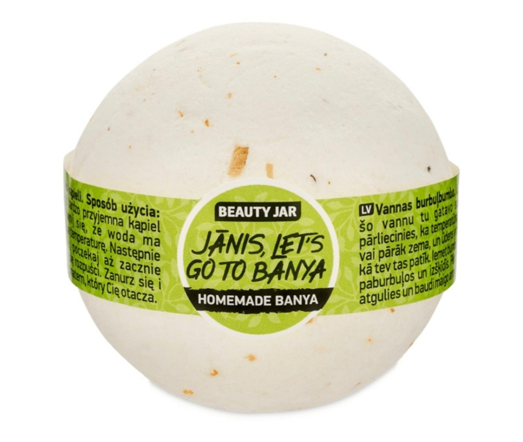 Bila de baie efervescenta cu flori de tei, Janis, Beauty Jar, 150g [1]