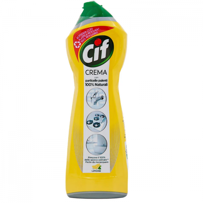 Cremă Abrazivă Cif Lămâie - 750ml | Curățare Eficientă cu Parfum de Lămâie [1]