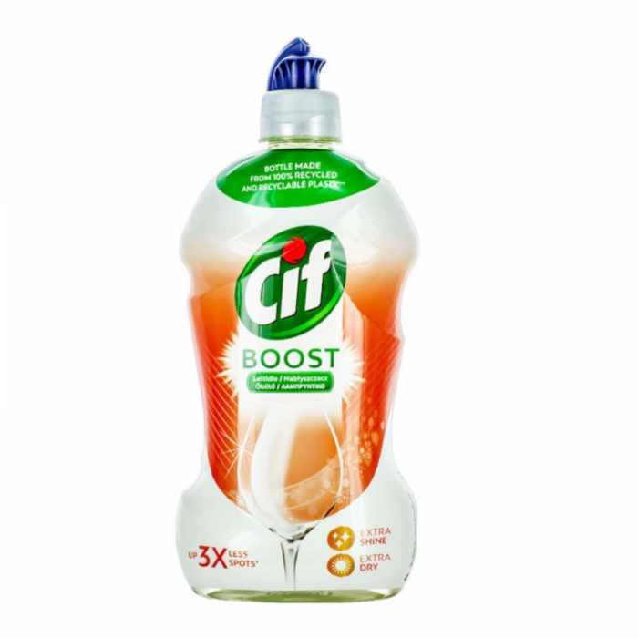 Cif Limpezitor Mașină de Spălat Vase 450ml Extra Shine+Dry - Strălucire și Uscare [1]