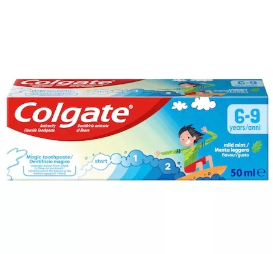 COLGATE PASTA DINTI KIDS MILD MINT 6-9 YEARS 50ML [1]