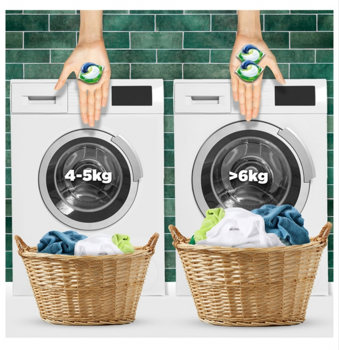 Detergent de rufe capsule Ariel All in One PODS Color, 58 spalari [5]