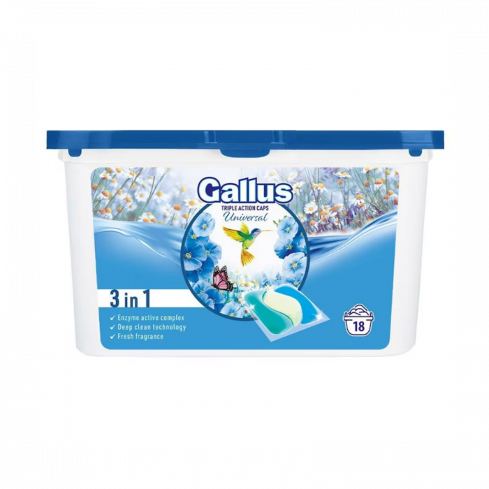 Detergent rufe automat Gallus Universal 3in1 - 18 capsule [1]
