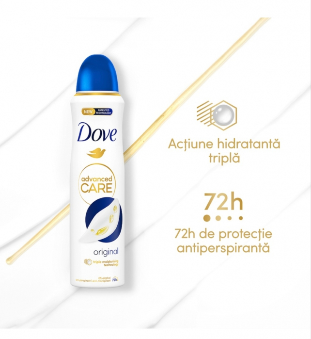 Antiperspirant spray Dove Advanced Care Original - 150ml [5]