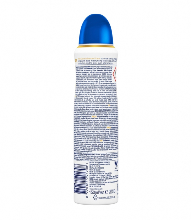 Antiperspirant spray Dove Advanced Care Original - 150ml [2]