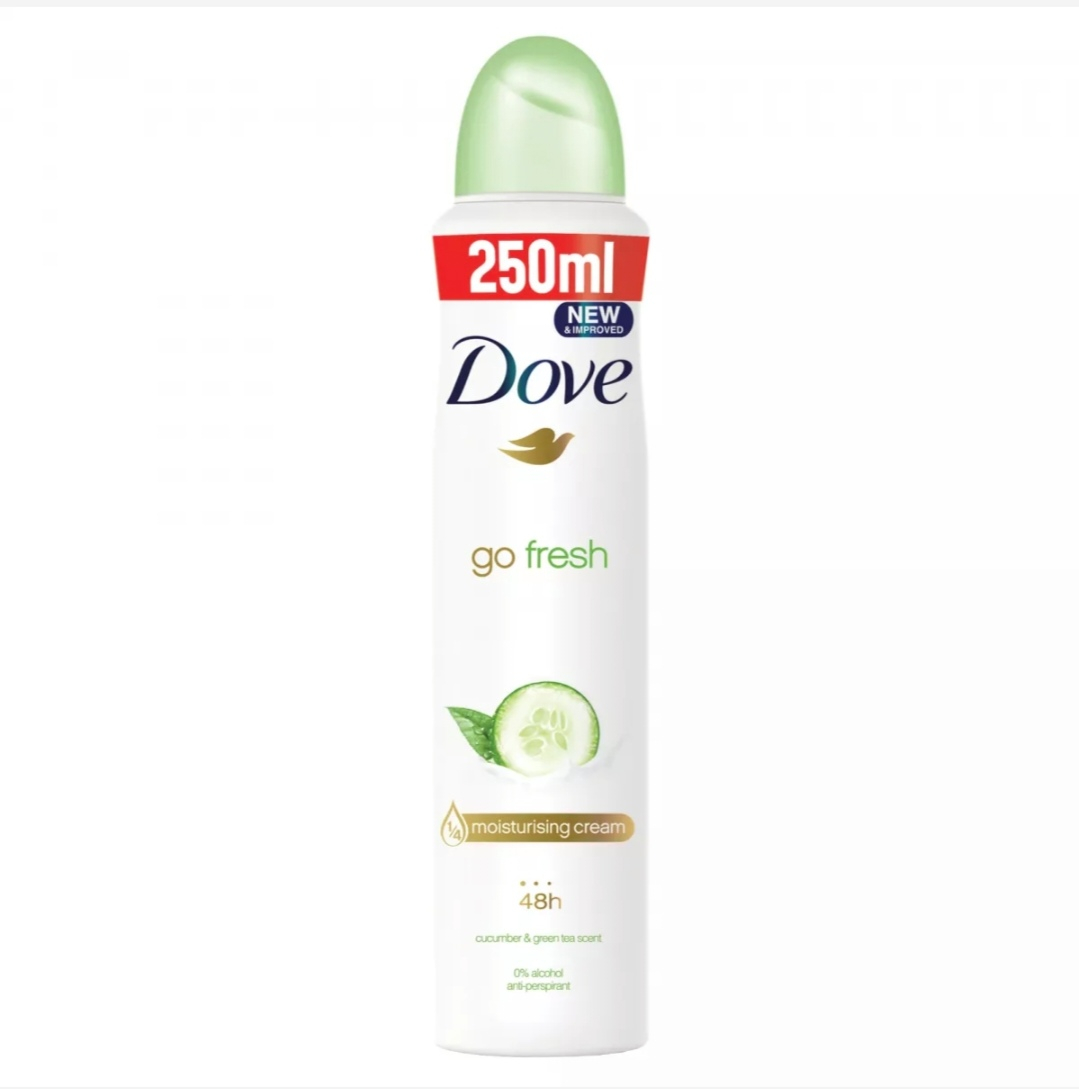 DOVE DEO GO FRESH WOMEN CUCUMBER&GREEN TEA 250ML [1]