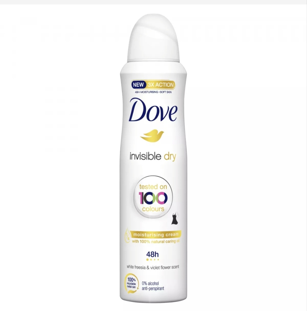 DOVE DEO WOMEN INVISIBLE DRY FREESIA&VIOLET 250ML [1]