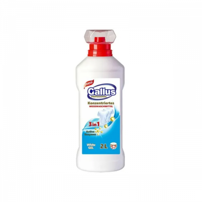 Detergent lichid Gallus Professional Gel 3in1 Albe - 2L [1]