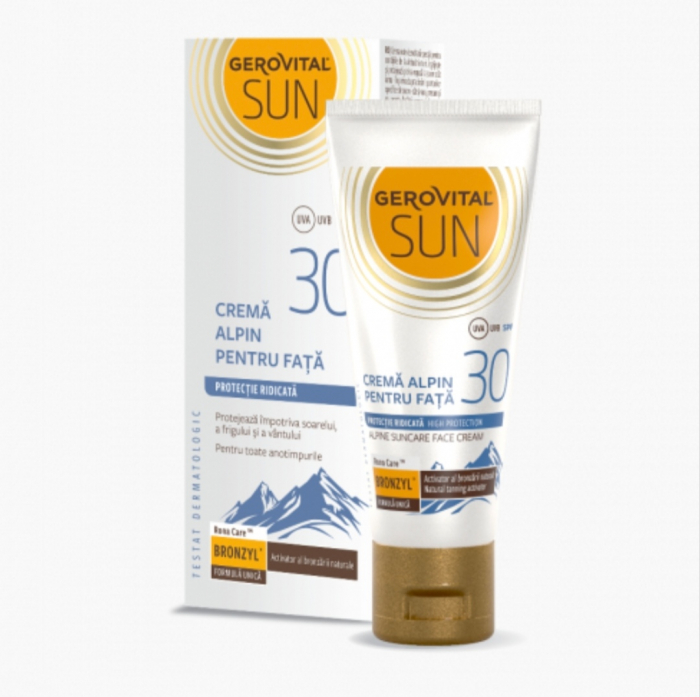 Crema fata Gerovital Sun Alpin - 30ml [2]