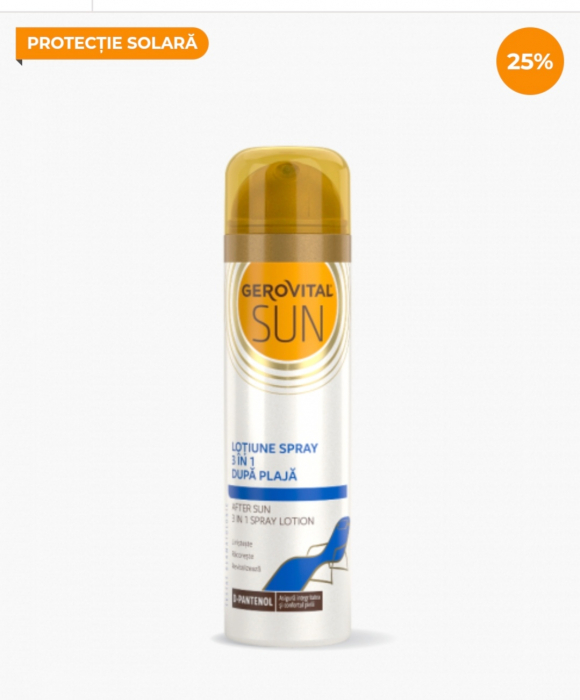 Spray dupa plaja 3in1 Gerovital Sun - 150ml [1]