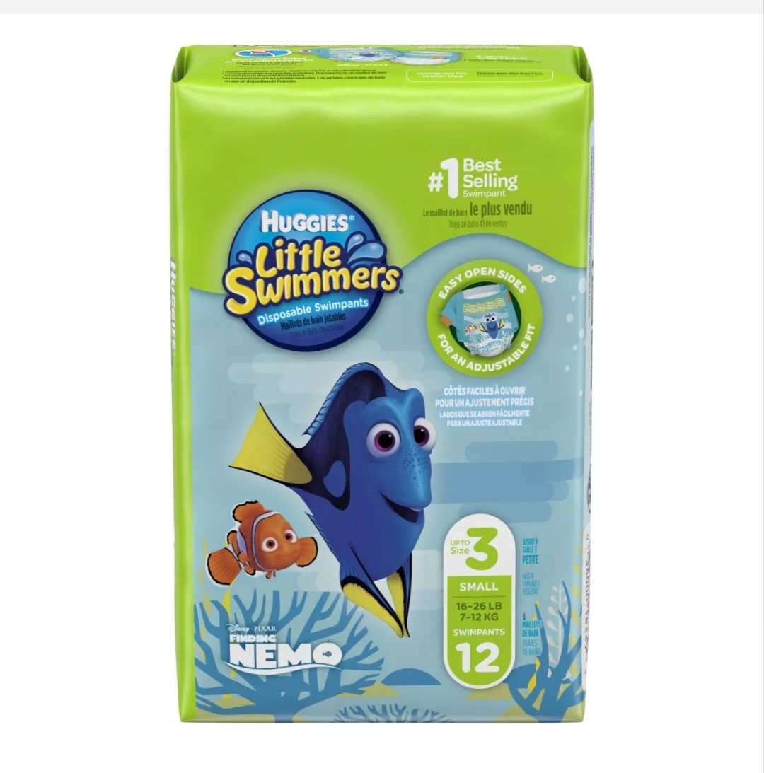HUGGIES SCUTECE PANTS LITTLE SWIMMERS NR3-4 7-15KG 12BUC/SET [1]