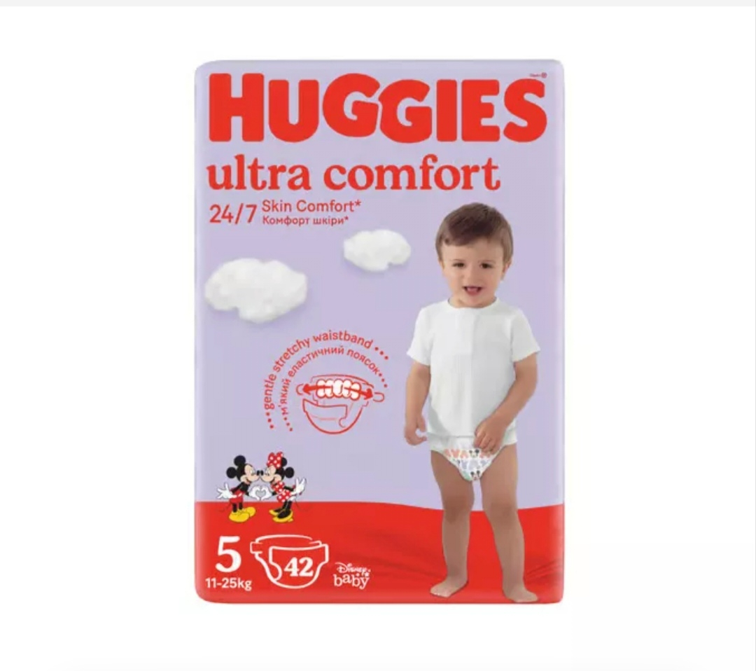 HUGGIES ULTRA COMFORT JUMBO NR5 11-25KG 42BUC/SET [1]