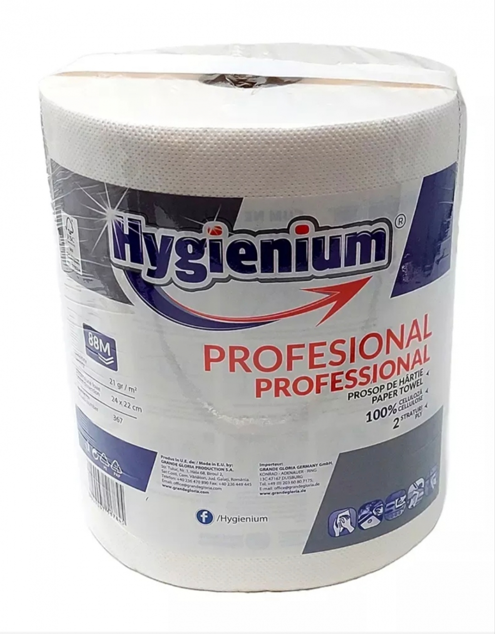 HYGIENIUM PROSOP PROFESIONAL WHITE ROLA 2STR 88M [1]