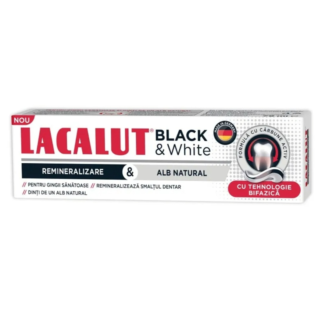 LACALUT PASTA DINTI BLACK&WHITE 75ML [1]