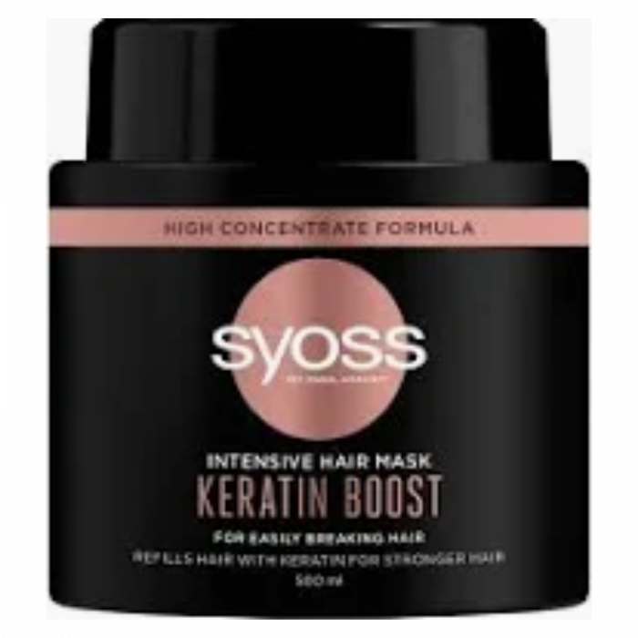 Mască de Păr Syoss Intensive Keratin Boost 500ml - Întărire și Regenerare [1]