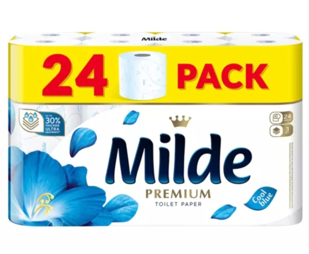 MILDE HARTIE IGIENICA COOL BLUE 3STR 24ROLE [1]