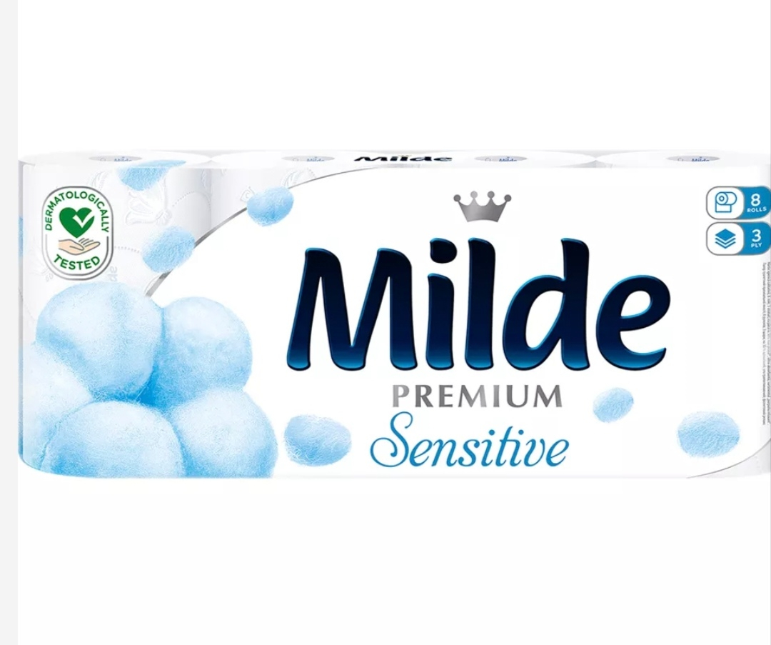 MILDE HARTIE IGIENICA SENSITIVE 3STR 8ROLE [1]