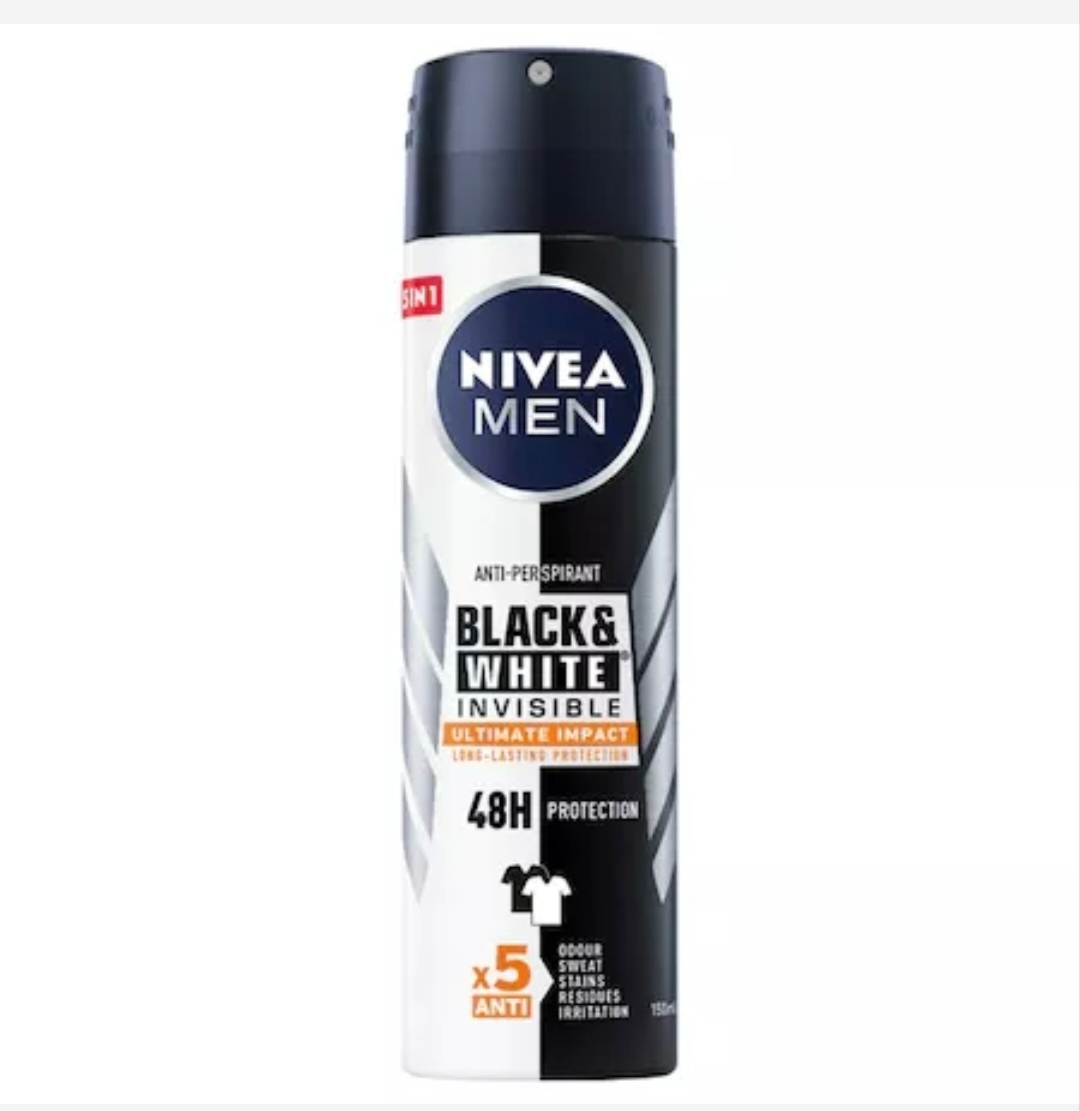 NIVEA DEO MEN BLACK&WHITE ULTIMATE IMPACT 150ML [1]