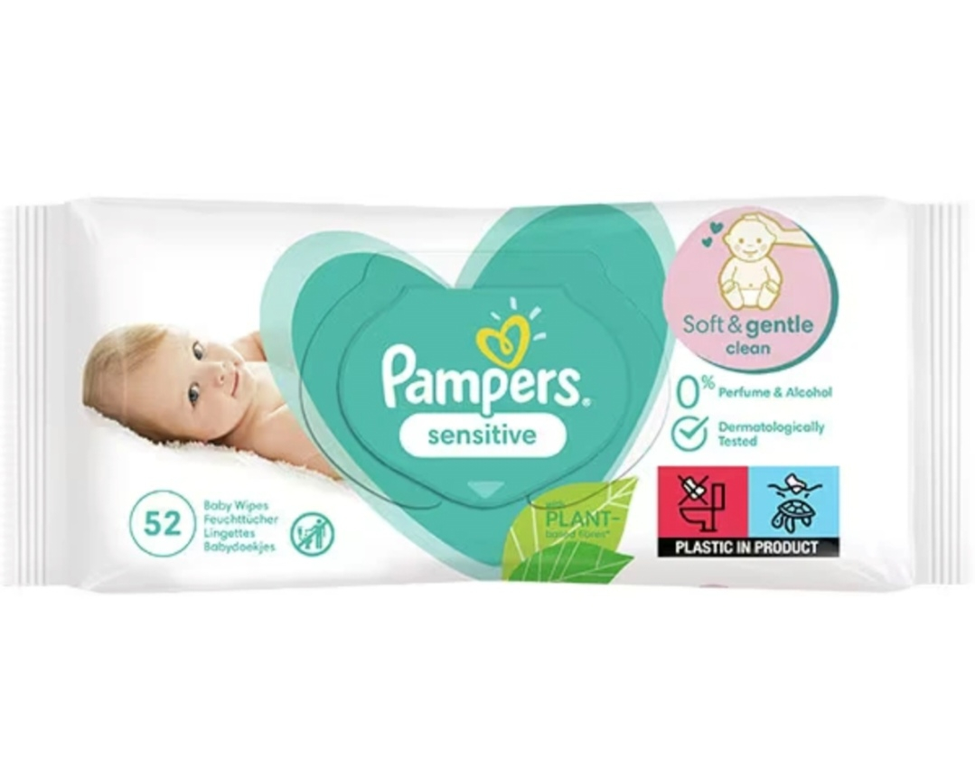Pampers șervețele umede Baby Sensitive - 52 bucăți [1]