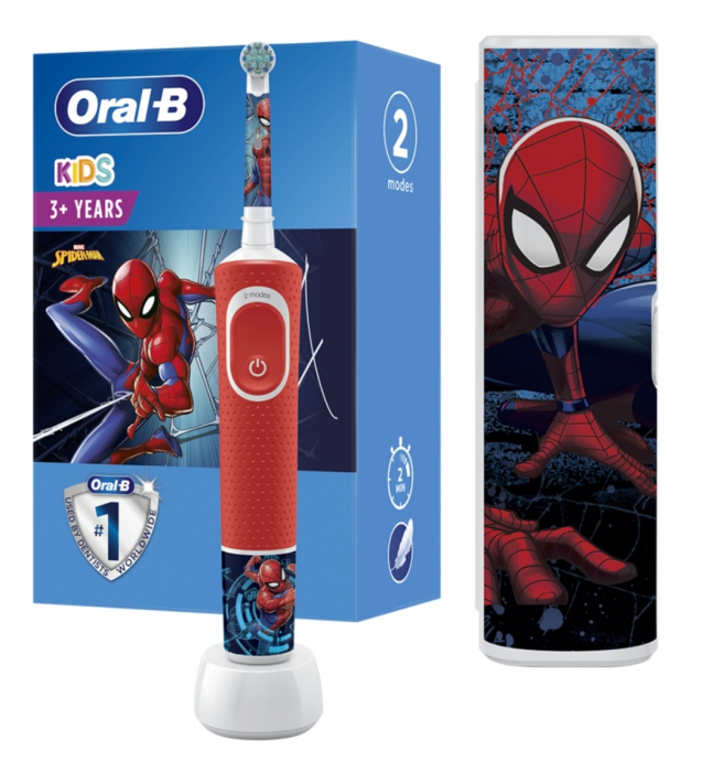 Periuța de dinți electrică Oral-B Vitality Spiderman pentru copii [2]