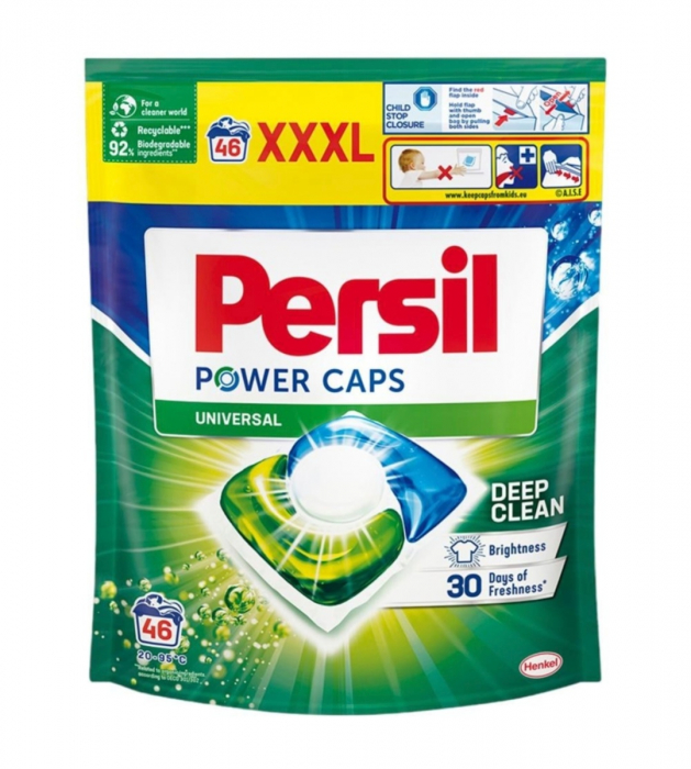 Persil Power Universal 46 Caps - Curățare Eficientă pentru Rufe Universale [1]