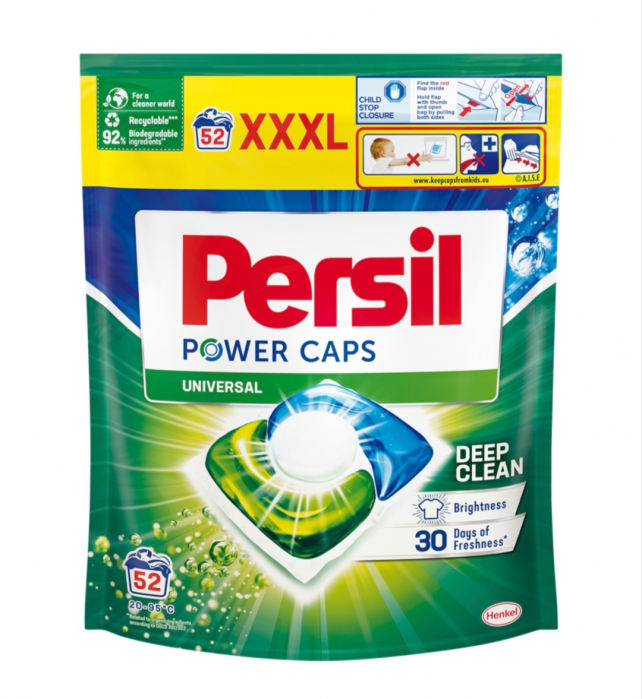Persil Power Universal 52 Caps - Detergent Universal pentru Toate Tipurile de Rufe [1]