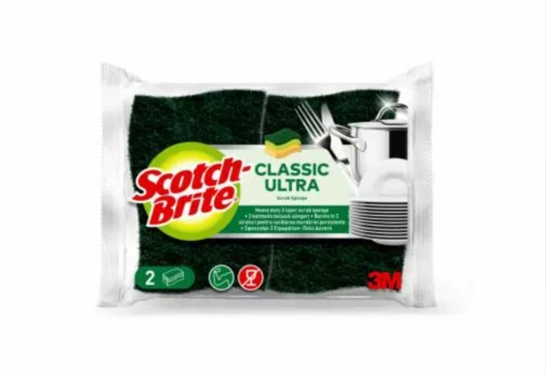 SCOTCH BRITE BURETE CLASSIC ULTRA TRIPLU CONFORT 2BUC [1]