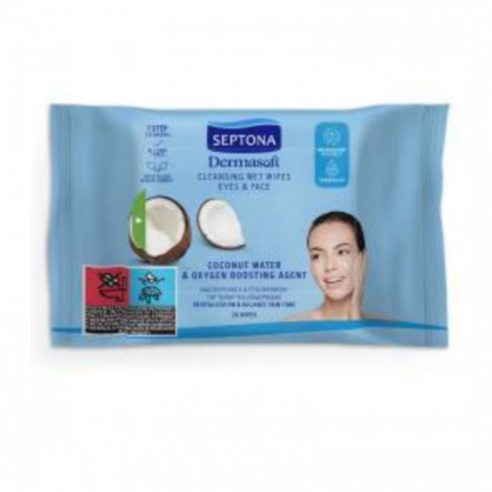 Servetele demachiante Septona Coconut Water - 20 buc. [1]