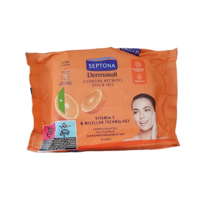 Servetele demachiante Septona cu vitamina C - 20 buc. [1]